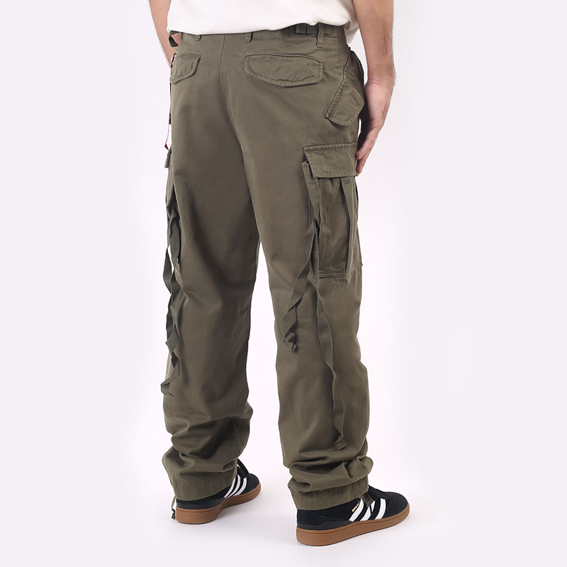 мужские зеленые брюки Alpha Industries M-65 Pant MBM52500C1-345-d olive - цена, описание, фото 6